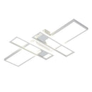 Axyaa LED Ceiling Lamp: Modern Dimmable Light for Living Room, Bedroom, Kitchen - Black/White