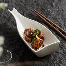 Axyaa Wine Bottle Main Dish Plate Set - Creative Sushi Tableware - White Porcelain Kitchen Utensils
