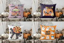 Axyaa Spooky Cake & BOO-licious Halloween Pillow Cover for Sofa, Bedroom, Car