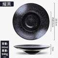 Axyaa Ceramic Tableware Set: Straw Hat, Western, Japanese, Retro Design for Salad & Dessert