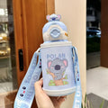 Axyaa Kids 500ML Stainless Steel Insulated Cup with Cute Cartoon Design
