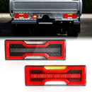 Axyaa LED Tail Lights for Toyota Land Cruiser 70 Series FJ75 Pick-Up - Running Signal Brake Tail Lamps
