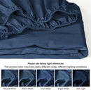 Axyaa Cotton Fitted Bed Sheet - Non-Slip Mattress Cover for Single Double King Queen Bed