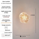 Axyaa Modern Flower Glass Wall Lamp for Luxury Living Room and Bedroom Decor