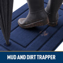 Axyaa Low-Profile Indoor Doormat, Non-Slip Washable Floor Mat for Entryway
