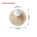 Axyaa Travertine Wall Lamp: Modern, Simple, Warm for Living Room, Bedroom, Study