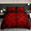 Axyaa Black Floral Duvet Cover Set: Soft, Breathable, All Seasons 3-Piece Set
