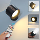 Axyaa Double Head Wall Lamp Touch Control USB Rechargeable Night Light