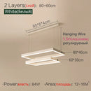 Axyaa Modern LED Chandelier Pendant Light Fixture for Living Room Dining Room