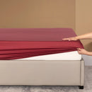 Axyaa Bamboo Fitted Sheet Double Queen Size Luxury Mattress Cover