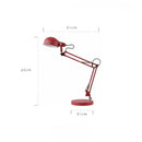Axyaa Medieval Three-fold Robotic Arm Floor Lamp LED E27 Industrial Standing Lamp