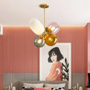 Axyaa Glass Balloon Pendant Light - Nordic Kids Bedroom Fixture