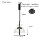Axyaa Nordic Glass Chandelier: Modern Lighting for Dining Tables, Kitchen, Bars & Indoor Spaces