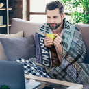 Axyaa Cozy Flannel Blanket for Sofa, Office, Bed, and Travel - Perfect Christmas Gift