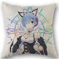 Axyaa Cotton Linen Square Decorative Pillowcase Pillow Covers Cases for Home Decor