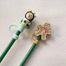 Axyaa Silicone Straw Cap: Dust Proof, Leak Proof, Cute Cover for 7-8mm Straws