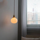 Axyaa Glass Ball LED Pendant Chandelier - Nordic Modern Hanging Light