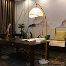 Axyaa Bamboo Led Floor Lamp with Nordic Minimalist Design