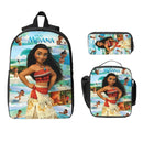 Axyaa Moana School Bag Set: Backpack, Lunch Box, Pencil Box for Students