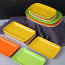 Axyaa Melamine Rectangular Noodle Plate for Hot Pot and Barbecue