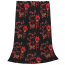 Axyaa Hazbin Hotels Fleece Blanket for Winter Coziness