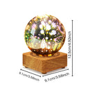 Axyaa 3D Fireworks Christmas Projector Lamp: Bedroom, Study, Art Decor Lighting
