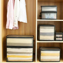 Axyaa Large Folding Storage Box for Cosmetics, Shoes, Clothes - Washable & Moisture-Proof