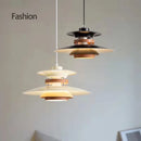 Axyaa UFO Gradient Pendant Light Fixture Mid Century Modern Chandelier