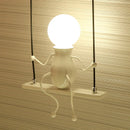 Axyaa Human-shaped Swing Wall Light E27 for Bedroom Living Room Corridor Dining Room