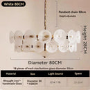 Axyaa Murano Glass Chandeliers: Luxury LED Pendant Lights for Elegant Decor