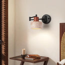 Axyaa Cave Stone Retractable Rocker Wall Lamp in Yellow for Bedroom and Living Room
