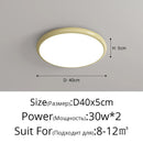 Axyaa Modern LED Ceiling Lamp 5 Colors for Living Room Bedroom Lighting