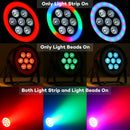 Axyaa RGBW LED Par Lights for Party Concert Wedding Theater Stage Effects