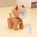 Axyaa Mini USB Rechargeable Cartoon Night Light - Bedroom Desktop Ornament & Ambient Light