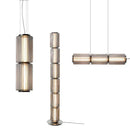 Nordic Glass Pendant Light by Axyaa - Smoke White Glass - LED Desk Lamp