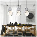 Axyaa Gold LED Circle Chandelier Pendant Lights for Home Decor & Indoor Lighting