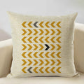 Axyaa Geometry Cushion Cover - 45x45cm Linen Pillow Case for Home Decor