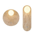 Axyaa Yellow Cave Stone Wall Lamp - Japanese Wabi Sabi & Cream Nordic Living Room Style