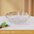 Axyaa Crystal Fruit Tray Set for Elegant Living Room Decor