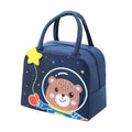 Axyaa Cartoon Kids Lunch Bag - Thermal Insulation, Waterproof Oxford Cloth