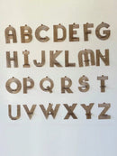 Axyaa Plant Alphabet Wall Hanging with Wooden Stand - Boho Plant Lover Decor