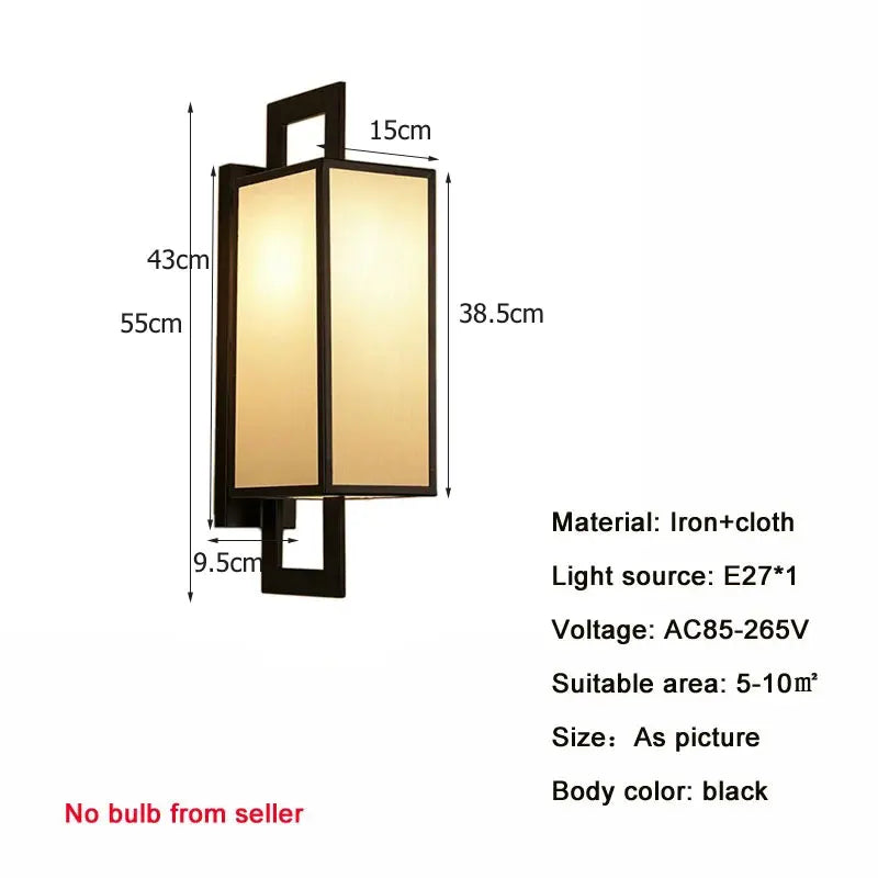 Axyaa Retro Iron Art Wall Sconce Light for Living Room Bedside Décor