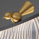 Axyaa Modern LED Ceiling Pendant Chandelier for Indoor Dining Room Lighting