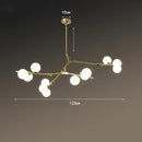 Axyaa Postmodern Glass Bean Branch Light - Nordic Design Molecular Lamp
