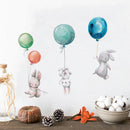 Axyaa Colorful Balloon Bedroom Wall Stickers for Kid Rooms