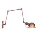 Axyaa Nostalgic Double Arm Wall Lamp for Rustic Decor