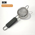 Axyaa Stainless Steel Flour Sifter with Handle - Kitchen Strainer Gadget