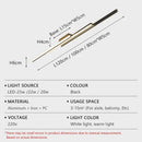 Axyaa Modern Long Strip LED Wall Lamp for Home Decor Lighting