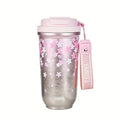 Axyaa Sakura Titanium Thermal Water Bottle - Stainless Steel Vacuum Tumbler