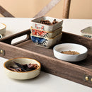 Axyaa Small Butterfly Ceramic Dip Mixing Dish for Flavorful Japanese Cuisine
